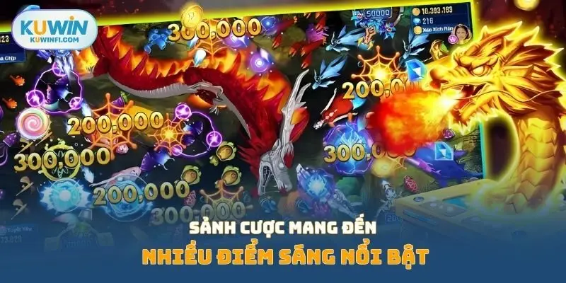 Sảnh cược mang đến nhiều điểm sáng nổi bật